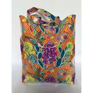 Consuela Tote Bag Colorful Hummingbird Print Large Shopper